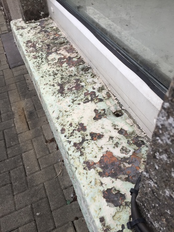 Peeling Paint Garden Wall Cappings and Sills